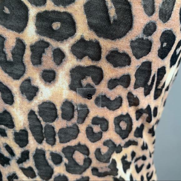 Express// leopard top size small - Picture 8 of 9